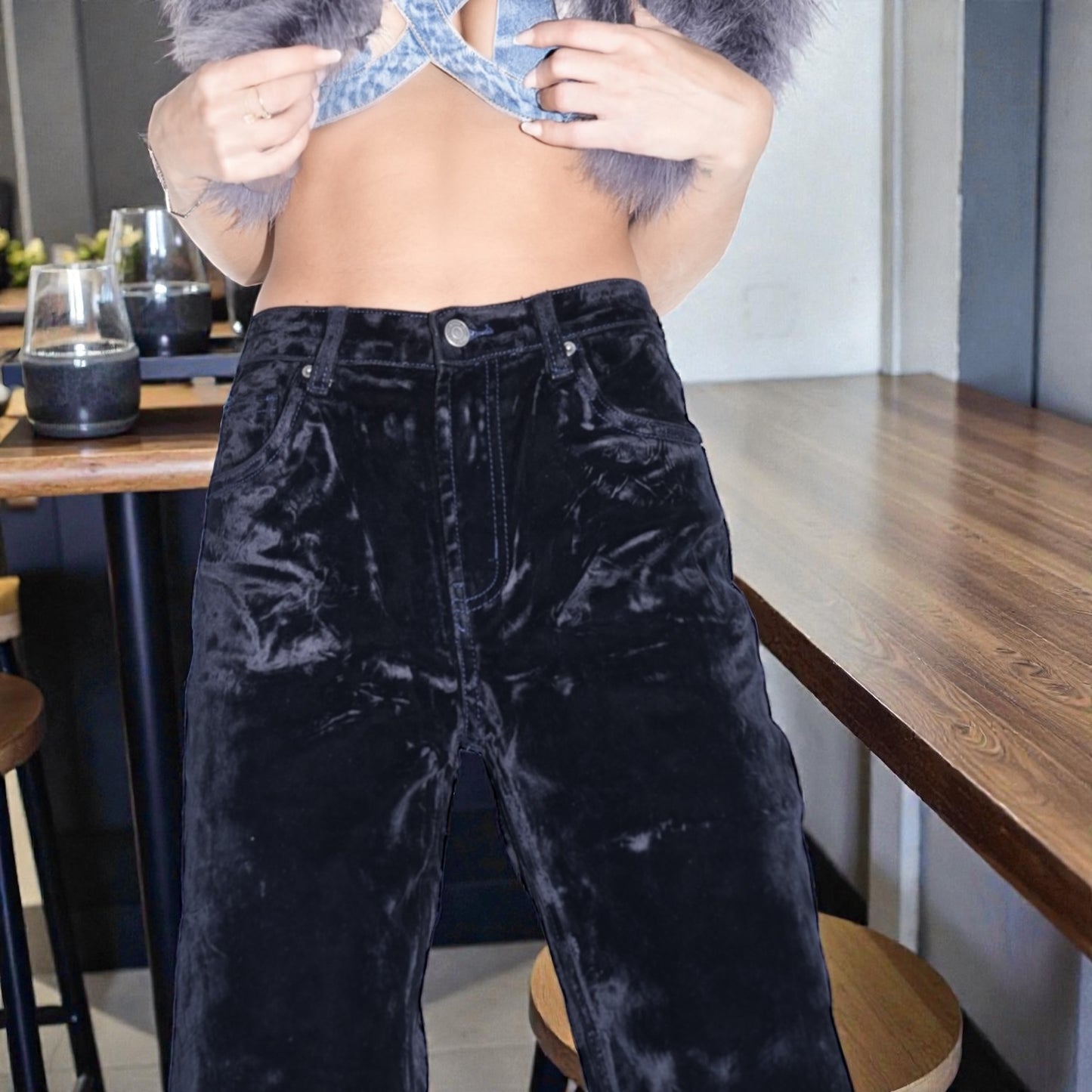 DENIM VELVET