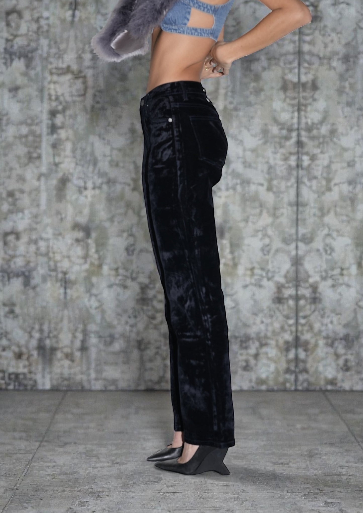 DENIM VELVET